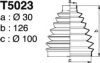 PEUGE 3287A3 Bellow Set, drive shaft